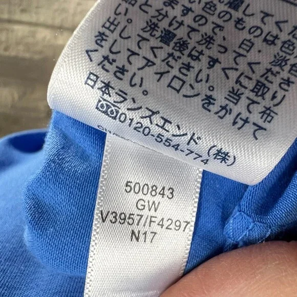 Knit Dress small Lands End Blue womens casual knee length stretchy - Picture 5 of 7